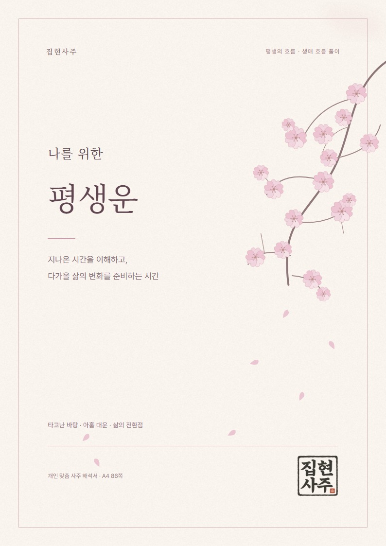 평생운 샘플 표지